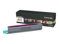 Lexmark - Højtydende - magenta - original - tonerpatron LCCP - for Lexmark C925de, C925dte C925H2MG