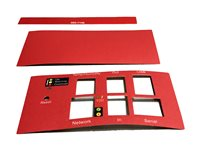 APC Rack PDU label kit - Etiketter - rød (pakke med 10) - for P/N: AP8481, AP8830J, AP8832J, AP8833J, AP8863, AP8930J, AP8931, AP8932, AP8966, AP8967 AP8000RED