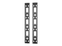 APC Easy Rack - Stativtilbehørskanal (lodret) - sort - 24U (pakke med 2) ER7RCC24