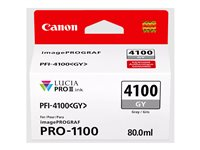Canon PFI-4100 GY - 80 ml - grå - original - hængekasse - blækbeholder - for imagePROGRAF PRO-1100 6783C001