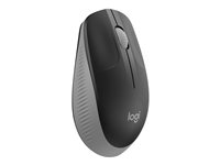 Logitech M190 - Mus - optisk - 3 knapper - trådløs - trådløs modtager (USB) - mellemgrå 910-005906