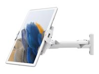 Compulocks Universal Tablet Cling Swing Wall Mount - Monteringssæt (vægmontering, svingarm) - for tablet - hvid 827WUCLGVWMW
