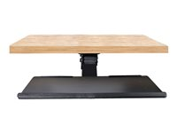 StarTech.com Under Desk Keyboard Tray, Full Motion & Height Adjustable Keyboard and Mouse Tray, 10" x 26" Platform, Ergonomic Sliding Computer Keyboard Holder with Mouse Pad & Wrist Rest - Desk Mount Keyboard Tray - Tastatur/museplade - monterbar under skrivebord - sort KBTRAYADJ2