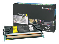 Lexmark - Højtydende - gul - original - tonerpatron LCCP, LRP - for Lexmark C524, C524dn, C524dtn, C524n, C524tn, C532dn, C532n, C534dn, C534dtn, C534n C5240YH
