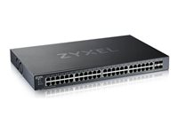 Zyxel XGS1935 Series XGS1935-52 - Switch - administreret - L3 Lite - smart - 48 x 10/100/1000 + 4 x 10 Gigabit SFP+ (uplink) - monterbar på stativ - for Zyxel DAC10G-1M v2, DAC10G-3M v2, SFP10, SFP-1000, SFP-BX1310-10, SFP-BX1550, SFP-SX-D XGS1935-52-EU0101F