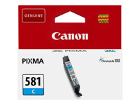 Canon CLI-581C - 5.6 ml - cyan - original - blækbeholder - for PIXMA TS6251, TS6350, TS6351, TS705, TS8252, TS8350, TS8351, TS8352, TS9550, TS9551 2103C001