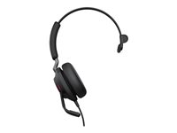 Jabra Evolve2 40 SE MS Mono - Headset - på øret - kablet - USB-A - støjisolerende - Certified for Microsoft Teams 24189-899-999