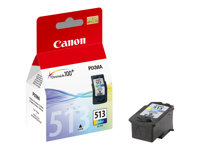 Canon CL-513 - 13 ml - farve (cyan, magenta, gul) - original - blækpatron - for PIXMA iP2700, MP230, MP237, MP252, MP272, MP280, MP282, MP495, MP499, MX360, MX410, MX420 2971B001