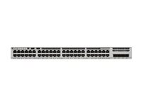 Cisco Catalyst 9200L - Network Essentials - switch - L3 - 48 x 10/100/1000 (PoE+) + 4 x Gigabit SFP (uplink) - monterbar på stativ - PoE+ (370 W) C9200L-48PL-4G-E