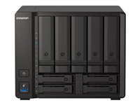 QNAP TS-H973AX-32G - NAS-server - 9 bays - SATA 6Gb/s - RAID 0, 1, 5, 6, 10, 50, JBOD, 60, RAID TP - RAM 32 GB - 2.5 Gigabit Ethernet / 10 Gigabit Ethernet - iSCSI support TS-H973AX-32G