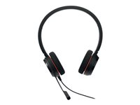 Jabra Evolve 20 MS stereo - Headset - på øret - kablet - USB - Certified for Skype for Business 4999-823-109