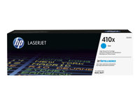 HP 410X - Højtydende - cyan - original - LaserJet - tonerpatron (CF411X) - for Color LaserJet Pro M452, MFP M377, MFP M477 CF411X