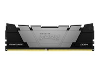 Kingston FURY Renegade - DDR4 - modul - 16 GB - DIMM 288-PIN - 3200 MT/s / PC4-25600 - CL16 - 1.2 V - ikke bufferet - ikke-ECC - sort KF432C16RB12/16