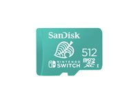 SanDisk Nintendo Switch - Flashhukommelseskort - 512 GB - UHS-I U3 / Class10 - microSDXC UHS-I SDSQXAO-512G-GNCZN