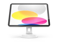 Compulocks GlideTab - Stativ - for tablet - låsbar - aluminium - hvid - skærmstørrelse: op til 11" - på disk, vægmonterbar GLDTABW