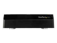 StarTech.com 4-Bay USB 3.1 to SATA Hard Drive Docking Station, 10Gbps USB Hard Drive Dock, External 2.53.5 SATA III (6Gbps) SSDHDD Docking Station, Hot-Swap Hard Drive Bay - Dual 60mm Fans, Top-Loading - Lagringspakning - 2,5" / 3,5" delt - SATA 6Gb/s - USB 3.1 (Gen 2) - sort SDOCK4U313