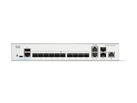 Cisco Catalyst 1300-12XS - Switch - L3 - smart - 10 x 10 Gigabit SFP+ + 2 x combo 10 Gigabit SFP+/RJ-45 - monterbar på stativ C1300-12XS