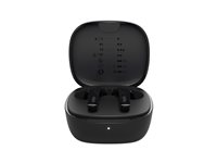 Belkin SoundForm Motion - Ægte trådløse øretelefoner med mik. - i øret - Bluetooth - aktiv støjfjerning - støjisolerende - sort AUC010BTBK