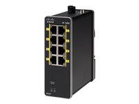 Cisco Industrial Ethernet 1000 Series - Switch - Administreret - 2 x 10/100 (uplink) + 6 x 10/100 (downlink) - DIN monterbar på skinne - DC strøm IE-1000-6T2T-LM