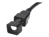 Eaton Tripp Lite Series PDU Plug Lock Connector C20 Power Cord to C19 Outlet Black 100pk - Lås til kabel udskiftning - sort PLC19BK