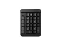 HP 435 - Tastatur - 9 programmerbare taster, laveprofil-tasterejse, udskiftelige tastehætter med mærkater - trådløs - Bluetooth 5.3 - engelsk - jack sort 7N7C3AA#ABB