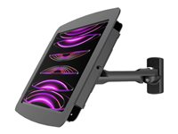 Compulocks iPad 10th-11th (A16) Gen Space Enclosure Swing Wall Mount Black - Monteringssæt (indelukke, svingarm VESA-montering, monterings-hardware) - svingarm - for tablet - låsbar - højglansaluminium - sort - skærmstørrelse: 10.9" - monteringsgrænseflade: 100 x 100 mm - vægmonterbar, på disk, skrivebordsmonterbar - for Apple 10.9-inch iPad (10. generation) 827B209IPDSB