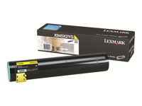 Lexmark - Højtydende - gul - original - tonerpatron LCCP - for Lexmark X940e, X940e Page Plus Solution, X945e, X945e Page Plus Solution X945X2YG
