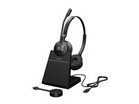 Jabra Engage 55 SE Stereo - Headset - på øret - DECT - trådløs - USB-C via DECT-adapter - Certified for Microsoft Teams 9659-475-111