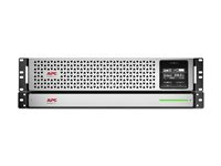 APC Smart-UPS On-Line Li-Ion 1500VA - UPS (stativ-monterbar / ekstern) - AC 230 V - 1350 Watt - 1500 VA - Ethernet 10/100, RS-232, USB - output-stikforbindelser: 8 - sort SRTL1500RMXLI-NC
