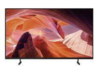 Sony Bravia Professional Displays FWD-43X80L - 43" Diagonal klasse (42.5" til at se) - X80L Series LED-bagbelyst LCD paneldisplay - med TV-tuner - digital skiltning - Smart TV - Google TV - 4K UHD (2160p) 3840 x 2160 - HDR - rammeblink, Direct LED - sort FWD-43X80L