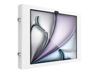 Compulocks iPad Air M2 & M3 13", Apex Secured Enclosure Wall Mount - White - Indelukke - for tablet - glasmontering, plads - låsbar - højglansaluminium - hvid - skærmstørrelse: 13" - monteringsgrænseflade: 100 x 100 mm - vægmonterbar - for Apple 13-inch iPad Air M2 Wi-Fi, M2 Wi-Fi + Cellular 13APXW