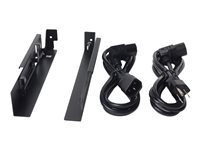 APC - KVM console rack monteringssæt - sort - 1U - TAA-kompatibel - for P/N: AR3106SP, SMX1000C, SMX1500RM2UC, SMX1500RM2UCNC, SMX750C, SMX750CNC, SRT5KRMXLW-TW KVM-LCDMOUNT