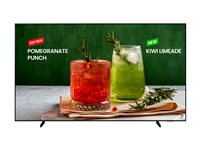 Samsung BE98D-H - 98" Diagonal klasse BED-H Series LED-bagbelyst LCD TV - Crystal UHD - digital skiltning - Smart TV - Tizen OS - 4K UHD (2160p) 3840 x 2160 - HDR - grafitsort LH98BEDHLGUXEN