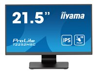 iiyama ProLite T2252MSC-B2AG - LED-skærm - Full HD (1080p) - 21.5" T2252MSC-B2AG