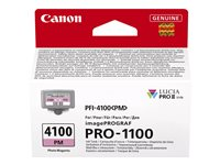 Canon PFI-4100 PM - 80 ml - fotomagenta - original - hængekasse - blækbeholder - for imagePROGRAF PRO-1100 6782C001