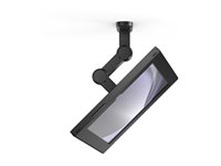 Compulocks Galaxy Tab A9+ 11", Swell Enclosure Swing Wall Mount - Monteringssæt (indelukke, svingarm) - eksponeret front/bagsidekamera og sensorer - for tablet - låsbar - metalramme - sort - skærmstørrelse: 11" - vægmonterbar - for Samsung Galaxy Tab A9+ 827B11GSWL9B