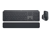 Logitech MX Keys Combo for Business - Sæt med mus og tastatur - bagbelyst - trådløs - Bluetooth LE - QWERTY - US International - grafit 920-010933