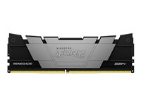 Kingston FURY Renegade - DDR4 - modul - 32 GB: 1 x 32 GB - DIMM 288-PIN - 3600 MT/s / PC4-28800 - CL18 - 1.2 V - ikke bufferet - ikke-ECC - sort KF436C18RB2/32