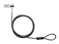 HP Essential Combination Lock - Sikkerhedskabelslås - 1.22 m T0Y16AA