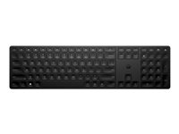 HP 455 - Tastatur - programmerbar - trådløs - 2.4 GHz - Pan Nordic - sort - for HP 34; Elite Mobile Thin Client mt645 G7; ZBook Firefly 14 G9; ZBook Fury 16 G9 4R177AA#UUW