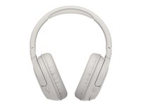 Belkin SoundForm Surround - Hovedtelefoner med mik. - fuld størrelse - Bluetooth - trådløs, kablet - USB-C, 3,5 mm jackstik - sand AUD009HQSA