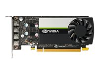 NVIDIA T1000 - Grafikkort - T1000 - 4 GB GDDR6 - PCIe 3.0 x16 lavprofil - 4 x Mini DisplayPort VCNT1000-PB