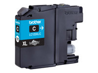 Brother LC125XLC - Super High Yield - cyan - original - blister - blækpatron - for Brother DCP-J4110DW, MFC-J4410DW, MFC-J4510DW, MFC-J6520DW, MFC-J6720DW, MFC-J6920DW LC125XLCBP