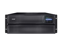 APC Smart-UPS X 3000 Rack/Tower LCD - UPS (stativ-monterbar / ekstern) - AC 120 V - 2700 Watt - 3000 VA - 1-faset - RS-232, USB - output-stikforbindelser: 10 - 4U - Canada, USA - sort - APC Take-Back SMX3000LV