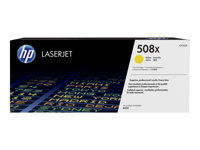 HP 508X - Højtydende - gul - original - LaserJet - tonerpatron (CF362X) - for Color LaserJet Enterprise MFP M577; LaserJet Enterprise Flow MFP M577 CF362X