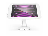 Compulocks iPad Pro 12.9" (3-6th Gen) Space Enclosure Mast Counter Stand - Monteringssæt (indelukke, mastestativ) - for tablet - låsbar - højglansaluminium - hvid - skærmstørrelse: 12.9" - disk - for Apple 12.9-inch iPad Pro (3. generation, 4. generation, 5. generation, 6. generation) 333W299PSENW