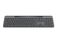 Logitech Signature Slim Solar+ K980 for Business - Tastatur - full size - trådløs - Bluetooth 920-013777