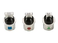 Kensington Replacement Lock Head Tips for Universal 3-in-1 Laptop Lock - Sikkerhedslåsehovedspidser - for P/N: K60615WW, K62316WW, K62317WW, K62318WW, K62319EUM, K62319M K62315WW