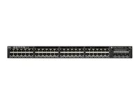 Cisco Catalyst 3650-48PS-S - Switch - L3 - Administreret - 48 x 10/100/1000 (PoE+) + 4 x SFP - desktop, monterbar på stativ - PoE+ (390 W) WS-C3650-48PS-S