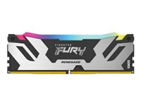 Kingston FURY Renegade RGB - DDR5 - sæt - 32 GB: 2 x 16 GB - DIMM 288-PIN - 6400 MT/s / PC5-51200 - CL32 - 1.1 V - ikke bufferet - on-die ECC KF564C32RSAK2-32